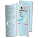 DIN Largo Folletos plegados 8-paginas