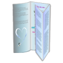 DIN Largo Folletos plegados 8-paginas